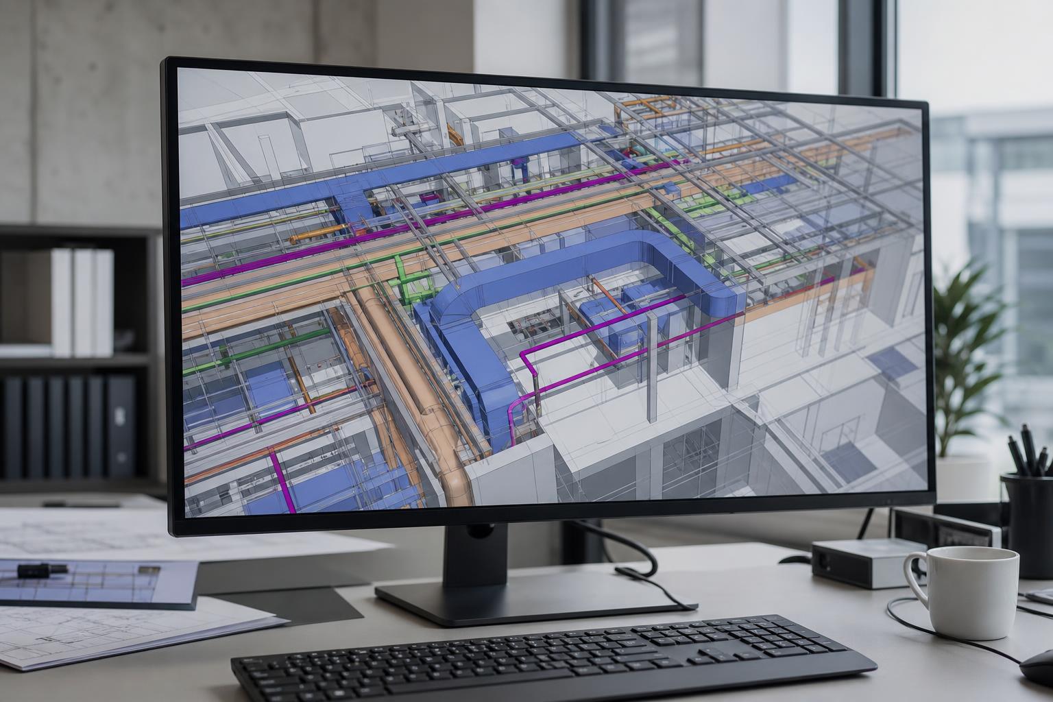 BIM-Fachmodell für Heizung, Lüftung, Sanitär und Kälte