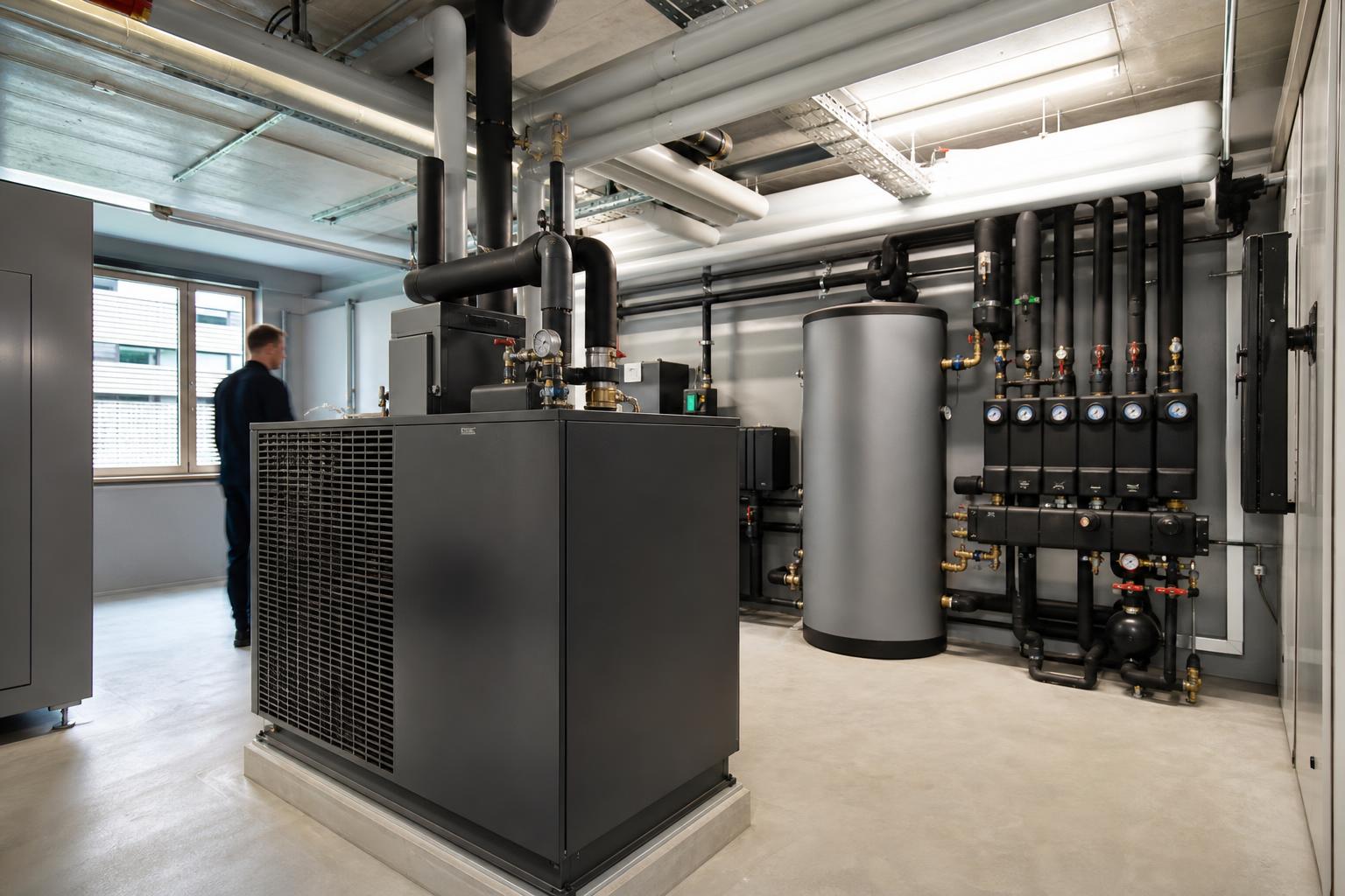 Heizungsanlage – Wärmepumpe und Wärmeverteilung